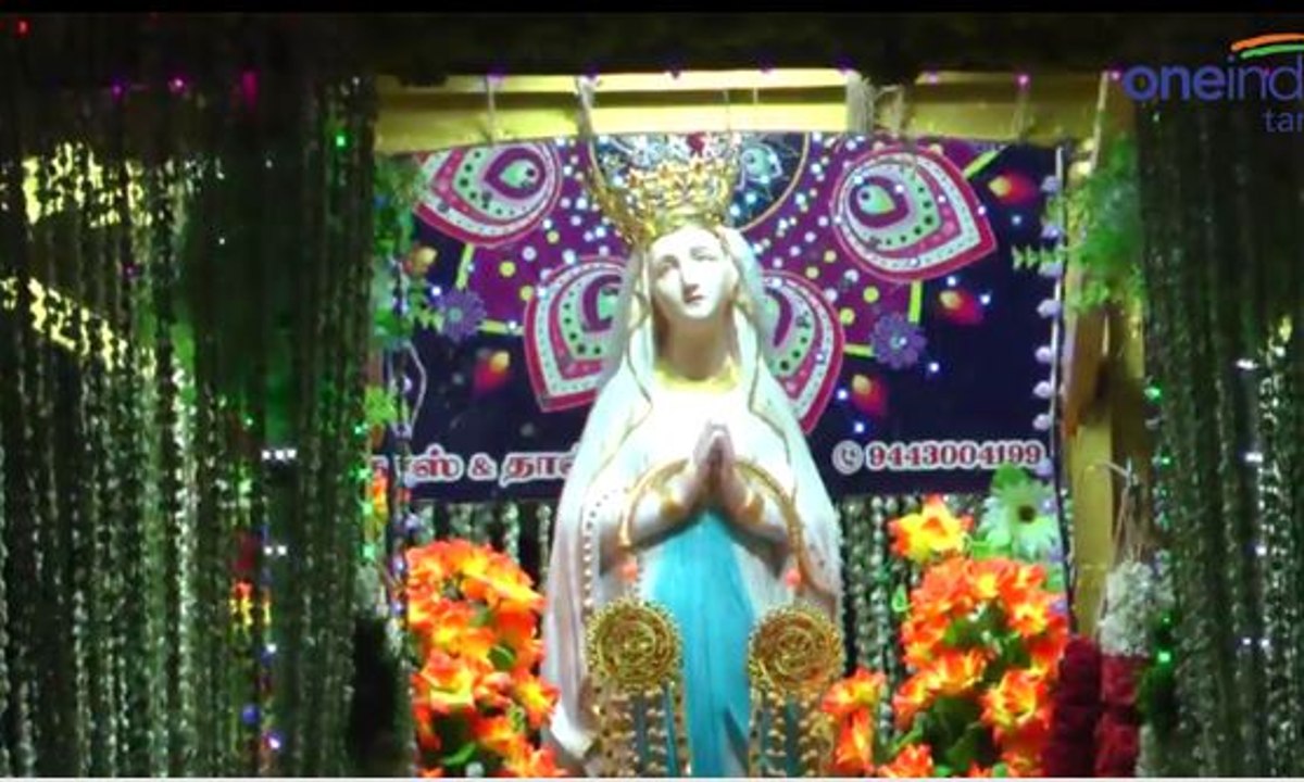 300 ஆண்டுகள் பழமை வாய்ந்த பூண்டிமாதா பேராலய ஆண்டுப்பெருவிழா- வீடியோ