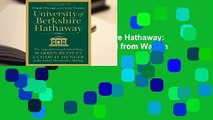 [Read] University of Berkshire Hathaway: 30 Years of Lessons Learned from Warren Buffett & Charlie