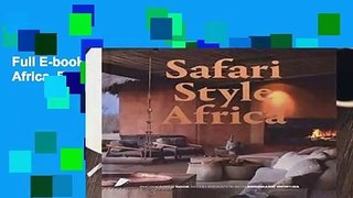 Full E-book Safari Style Africa  For Trial