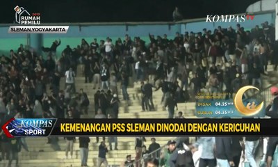 Kemenangan PSS Sleman Dinodai Dengan Kericuhan