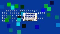 Social Security: The Inside Story, 2018 Silver Anniversary Edition  Best Sellers Rank : #1