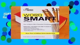 [GIFT IDEAS] Word Smart by The Princeton Review