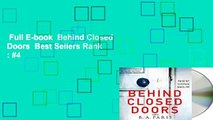 Full E-book  Behind Closed Doors  Best Sellers Rank : #4