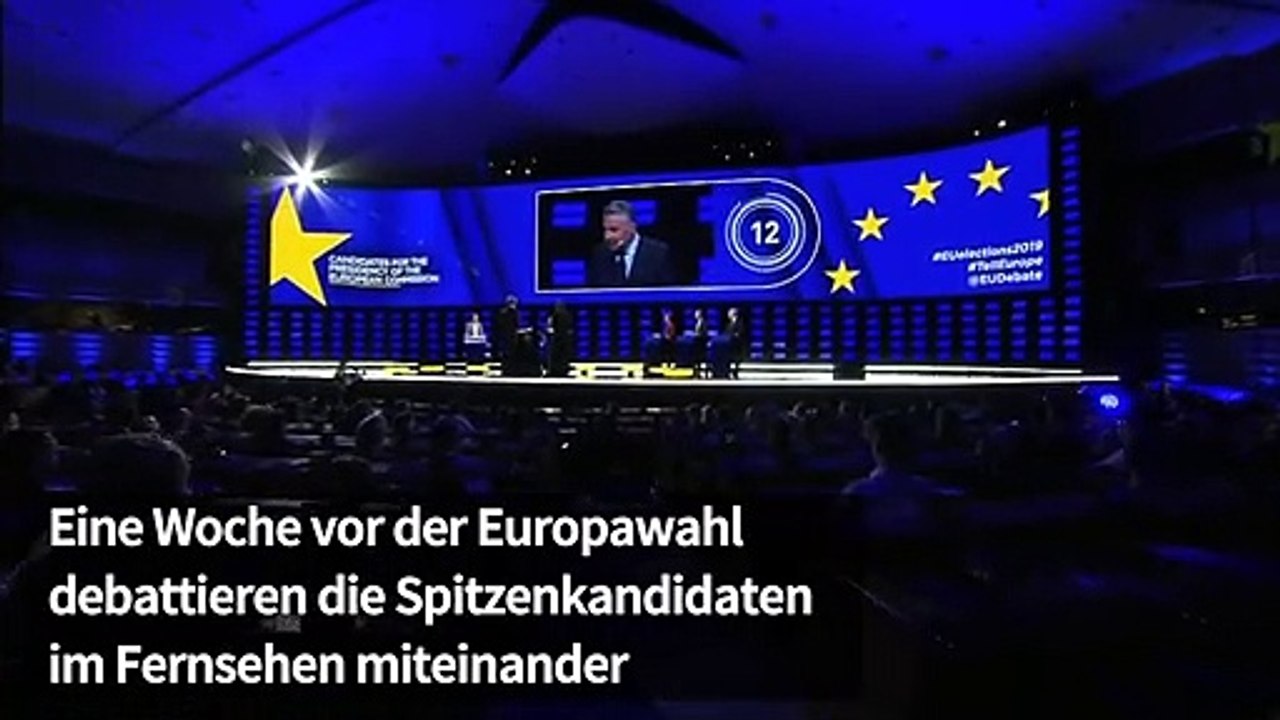 Das war die TV-Debatte zur Europawahl