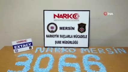 Mersin'de 3 Bin 66 Adet Uyuşturucu Hap Ele Geçirildi
