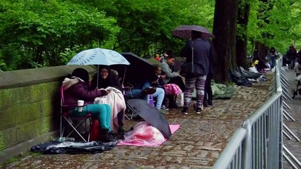 뉴욕 맨해튼 달군 BTS...일주일 전부터 노숙 행렬 / YTN