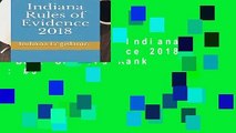 Full version  Indiana Rules of Evidence 2018  Best Sellers Rank : #3