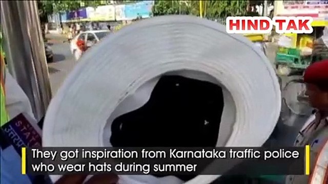 Lucknow’s traffic police to get cotton caps during summers beat the heat #Summer #TrafficPolice #TrafficPolic