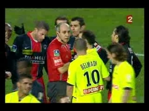 yepes carton rouge psg-valenciennes