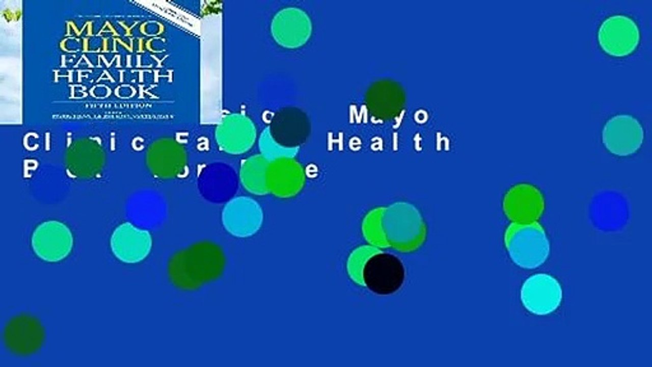 Full version  Mayo Clinic Family Health Book  For Free
