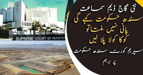 SC summons Sindh chief secretary in Nai Gaj dam hearing