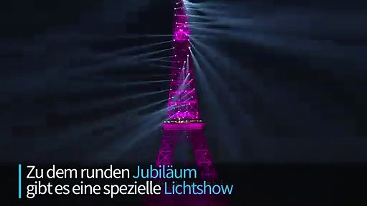 Bon anniversaire! Eiffelturm ist 130