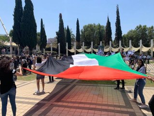 Filistinli Öğrenciler, İşgalin 71'inci Yılını Andı