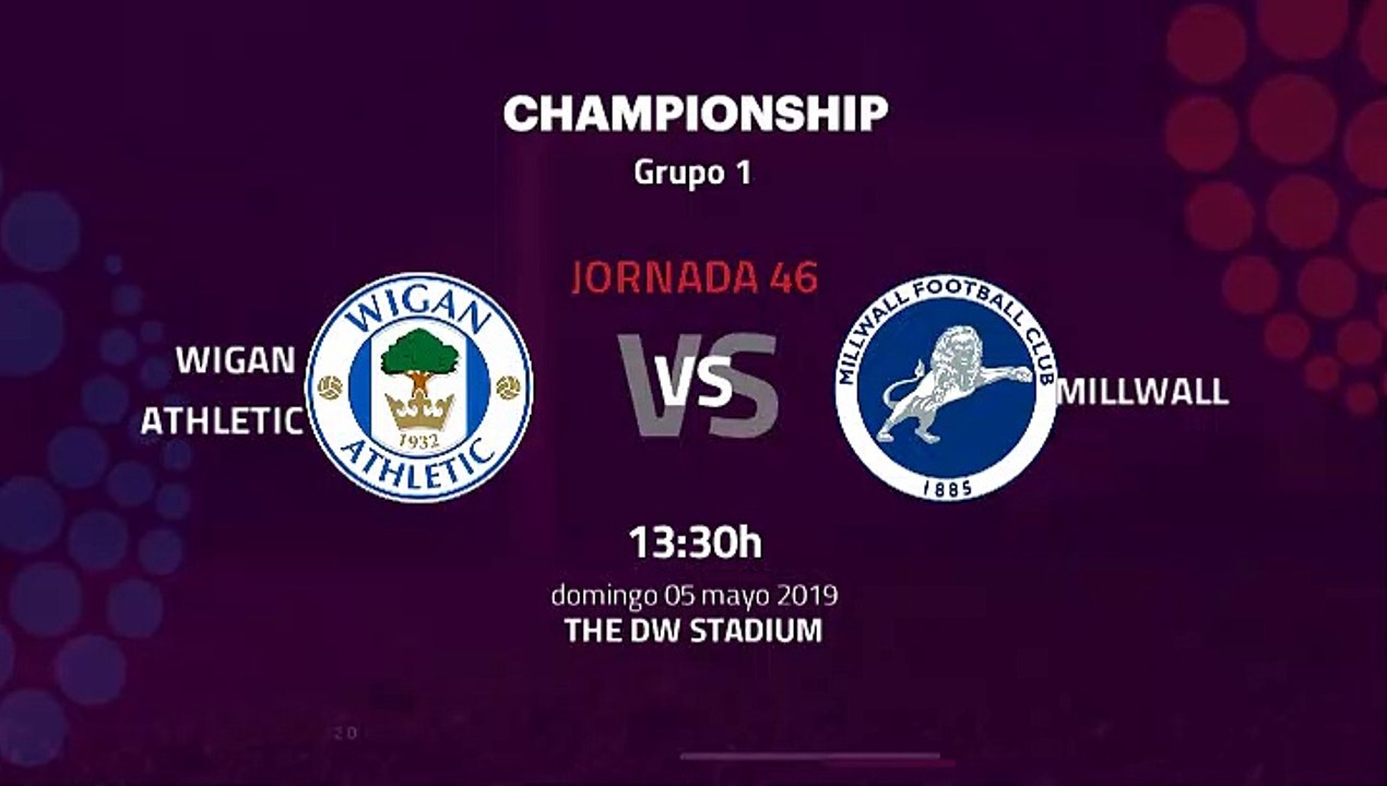 Wigan Athletic-Millwall Jornada 46 Championship 05-05-2019_13-30