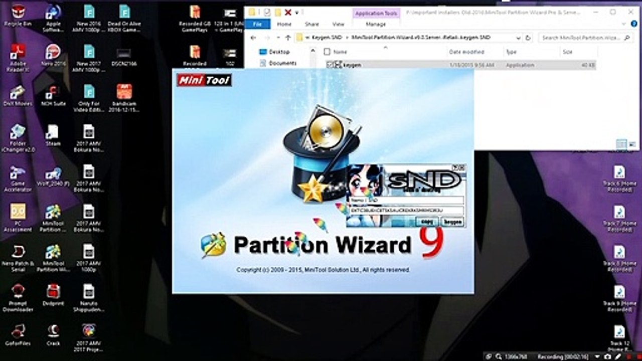 Free Codes, Keys For Mini Tool Partition Wizard Professional Edition v9.1 For Free (U) ~ Software ~ 2016 ~ 720pᴴᴰ ~ W10