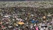 'Garbage Waves' Trash covers water at beach in Dominican Republic