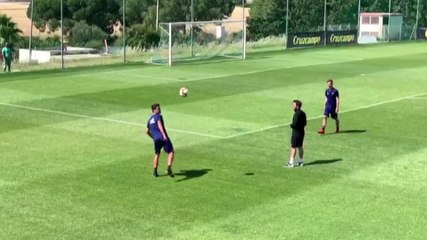 Garrido y Sergio Sánchez se Entrenan con Normalidad