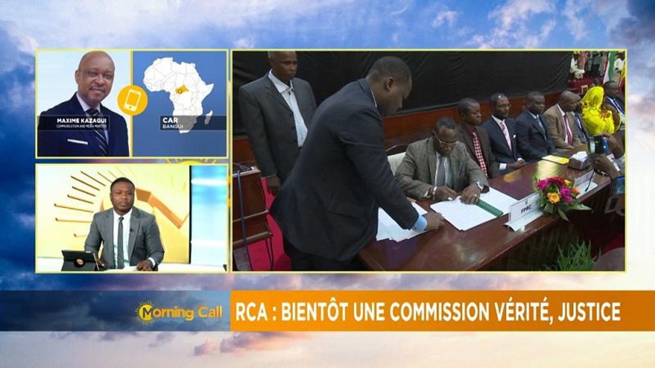 RCA : une Commission vérité et réconciliation mise en place [Morning Call]