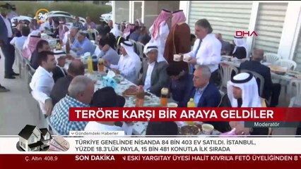 Teröre karşı bir araya geldiler