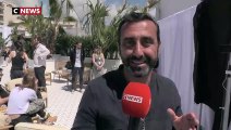 Jean Dujardin interviewé à Cannes