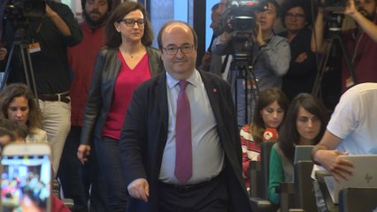 Rueda de prensa de Miquel Iceta