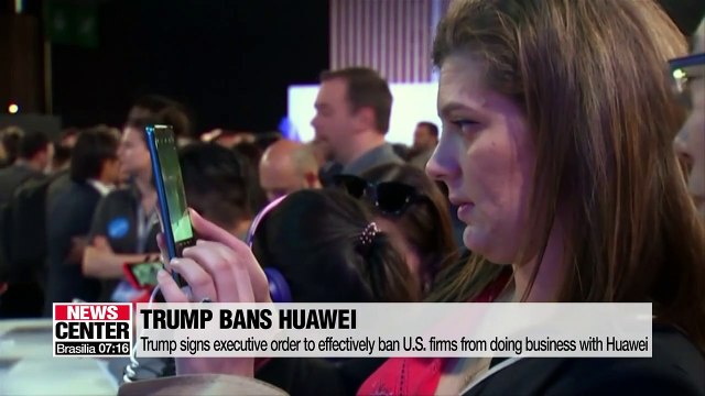 Trump signs executive order to effectively ban U.S. firms doing business with Huawei