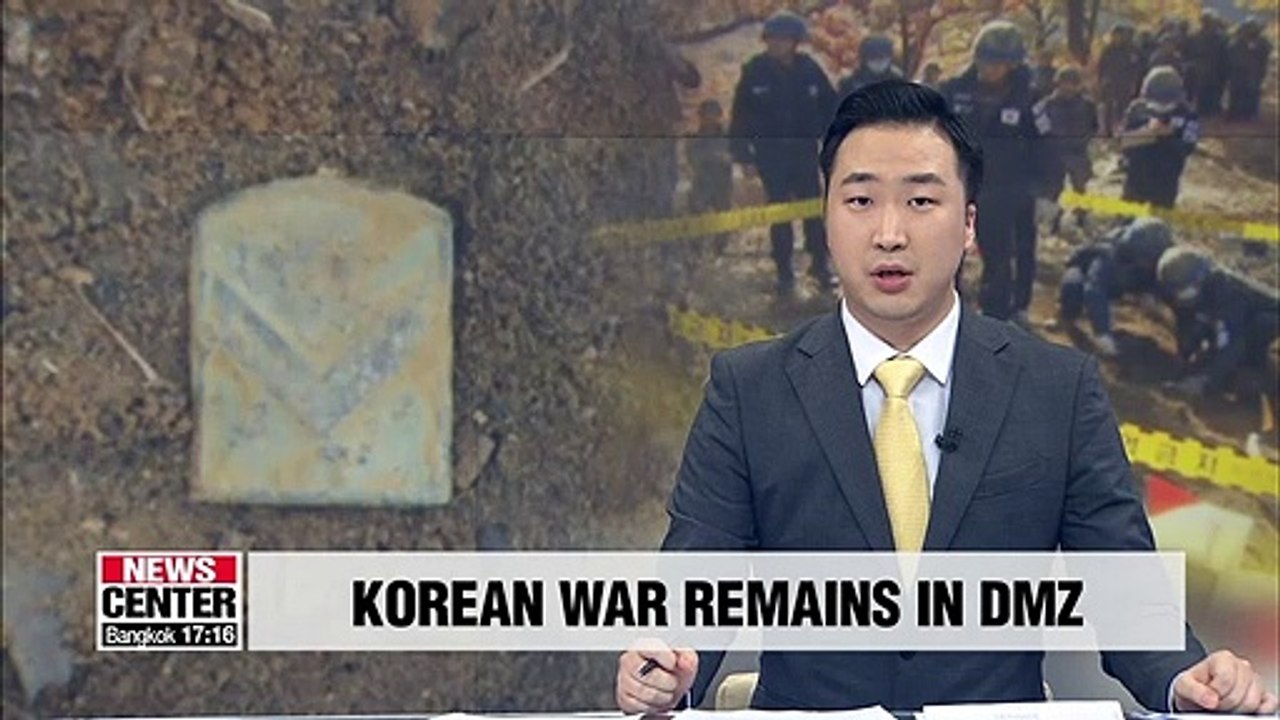 Excavators find Korean War soldier's complete remains at DMZ