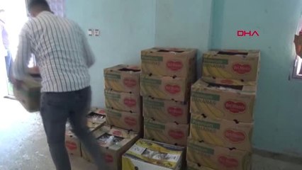 Şırnak Irak'tan Kaçak Getirilen 1 Ton Muz İmha Edildi