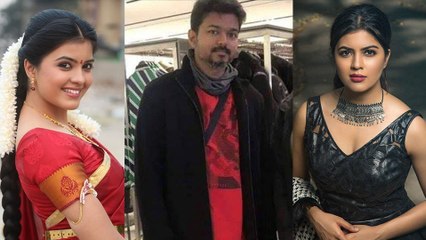 Amritha Birthday: சக நடிகையின் பிறந்தநாளை கேக் வெட்டி கொண்டாடிய விஜய்- வீடியோ