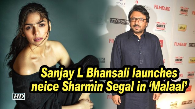 Sanjay Leela Bhansali launches neice Sharmin Segal in 'Malaal'