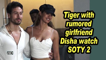 Tiger Shroff watches SOTY 2 with rumored girlfriend Disha Patani