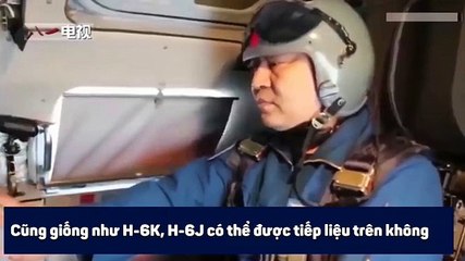 Trung Quốc đã để lộ hình ảnh chiếc H-6J, mẫu cải tiến mới nhất của dòng máy bay ném bom chiến lược H-6