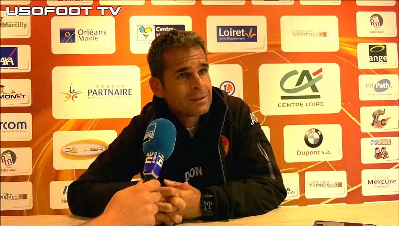 Le point presse avant Lens - USO