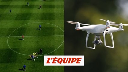 À Strasbourg, les entraînements sont vus du ciel - Foot - L1 - Opération drones