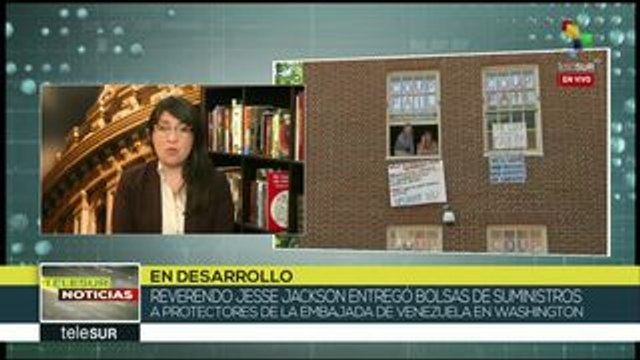 EEUU:logran entregar alimentos a activistas dentro de embajada de Vzla