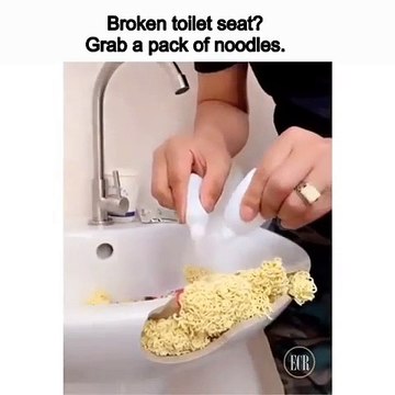 WTF! People are freaking out about Ramen Noodles being used to fix furniture and car dents