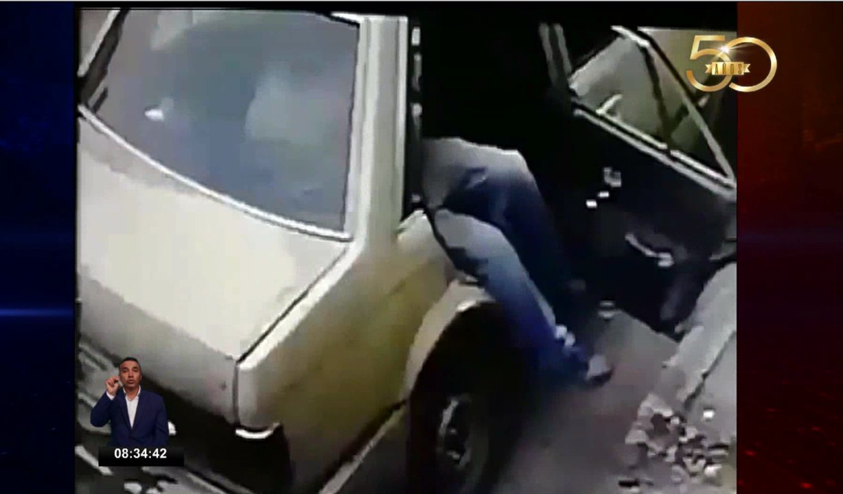 Cámaras captan el robo de varias gavetas con productos lácteos