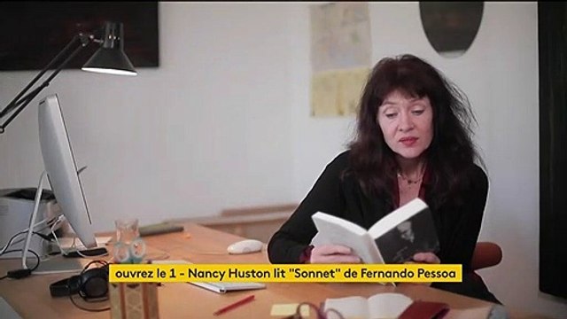 Nancy Huston lit un sonnet de l'écrivain portugais Fernando Pessoa