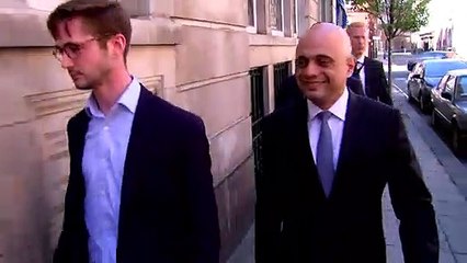 Télécharger la video: Sajid Javid refuses to comment on Tory leadership bid