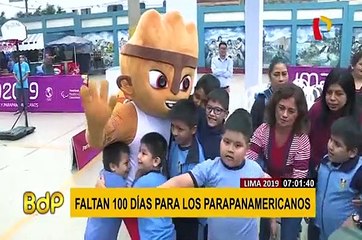 Realizan clase de Parabadminton en colegio a 100 días de los Parapanamericanos