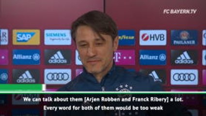 Descargar video: Robben and Ribery will be missed at Bayern - Kovac