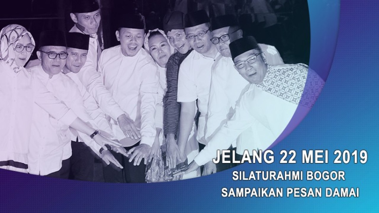 Jelang 22 Mei 2019, Silaturahmi Bogor Sampaikan Pesan Damai