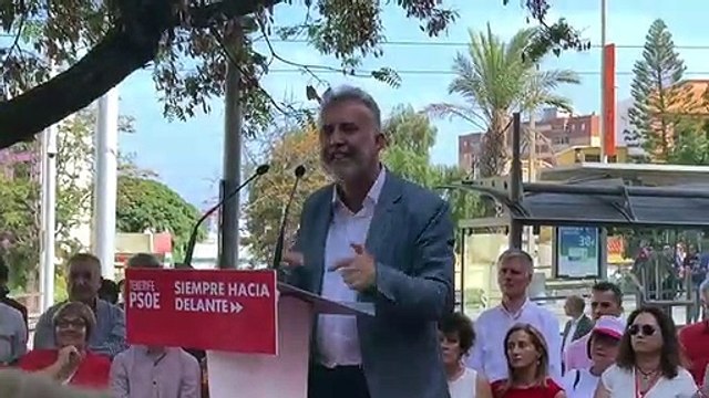 Ángel Víctor Torres en Santa Cruz de Tenerife