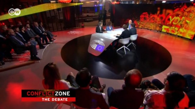 Политические дебаты накануне выборов в Европарламент - ток-шоу Conflict Zone