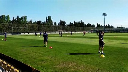 Último Entrenamiento del Real Zaragoza Antes de Recibir al Sporting