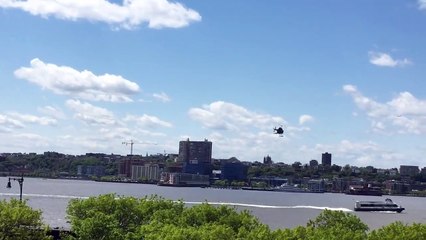 Un hélicoptère s'écrase dans la rivière Hudson (New York)