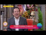 ¡Vicente Fernández Jr molesto por las críticas a su padre!