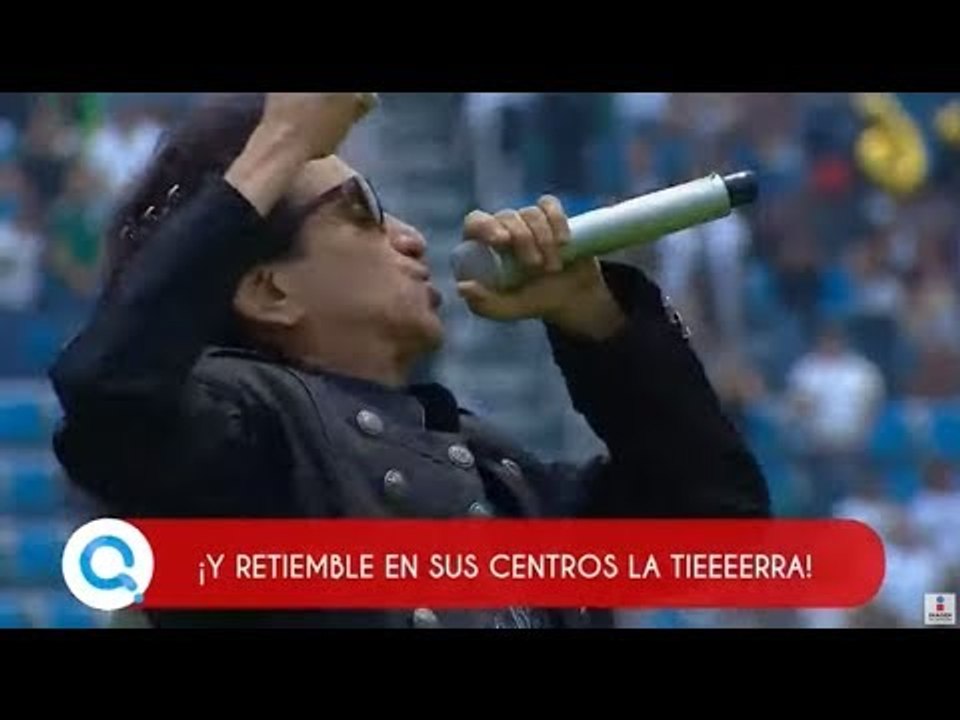 Alex Lora rockeó el Himno Nacional | Qué Importa