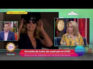 ¡Osvaldo de León se casó en Nueva York! | Sale el Sol