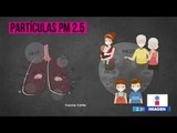 ¿Qué son las partículas PM2,5 y cómo afectan a nuestra salud? | Noticias con Yuriria Sierra